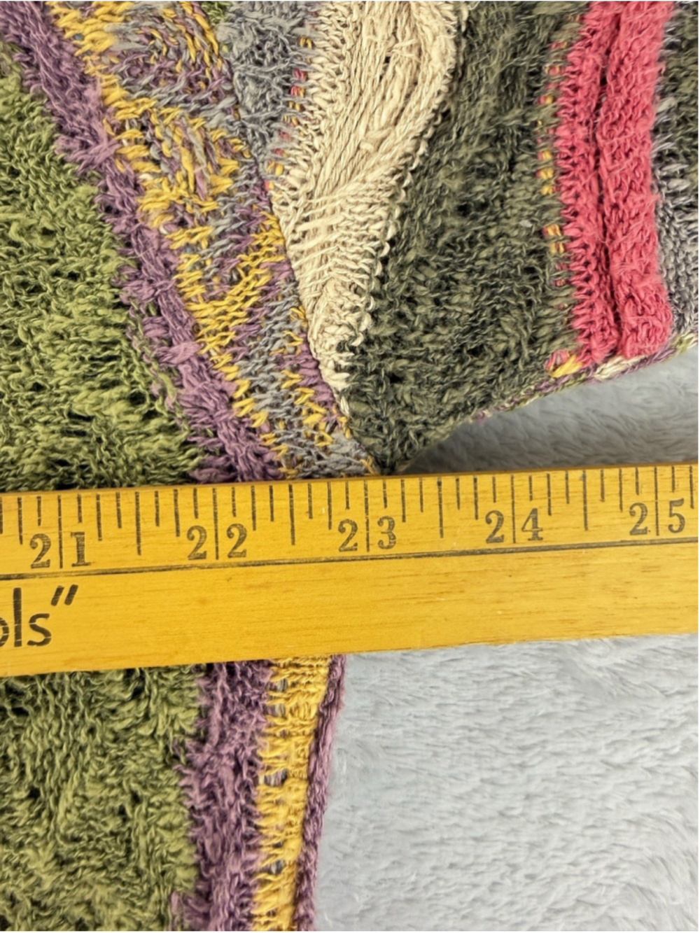 Vintage Coogi Men's Size Small 60% Cotton 40% Linen Button Up Cardigan Sweater - Picture 7 of 15